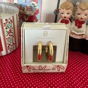 House of Harlow 1960 Gold Hoops